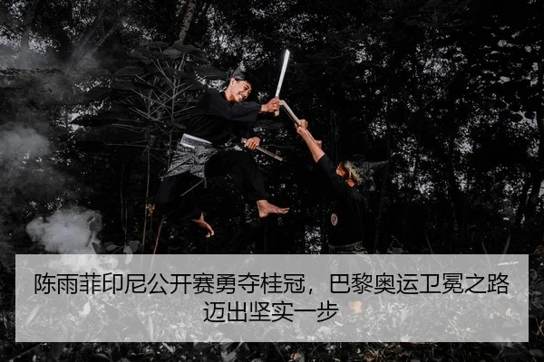 陈雨菲印尼公开赛勇夺桂冠，巴黎奥运卫冕之路迈出坚实一步 - Leyu